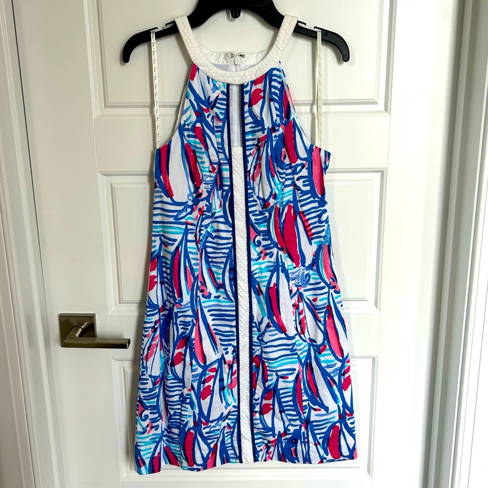 Lilly Pulitzer Pearl Shift Red Right Return Holy Grail Size 0 Dress- NWOT